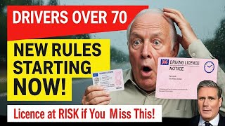 UK Elderly Driving Licence Rules for Over-70s! #dvla #drivingrules