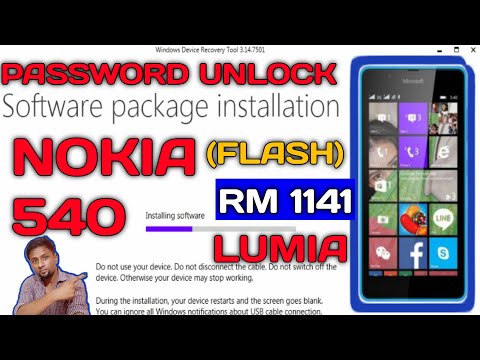 Rm 1141 Password Unlock Only Flash|Lumia 540/Microsoft Lumia Password Unlock Flashing|Any Microsoft