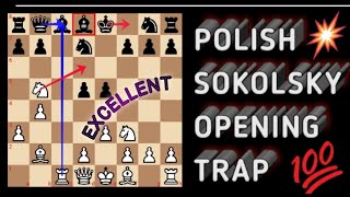Chess Opening: Polish (Sokolsky) Opening | Queen Trap | Blitz Game | ft. Vijay Joshi