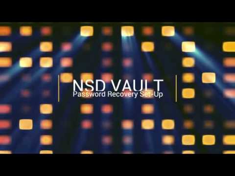 NSD Vault   Password Recovery Set Up