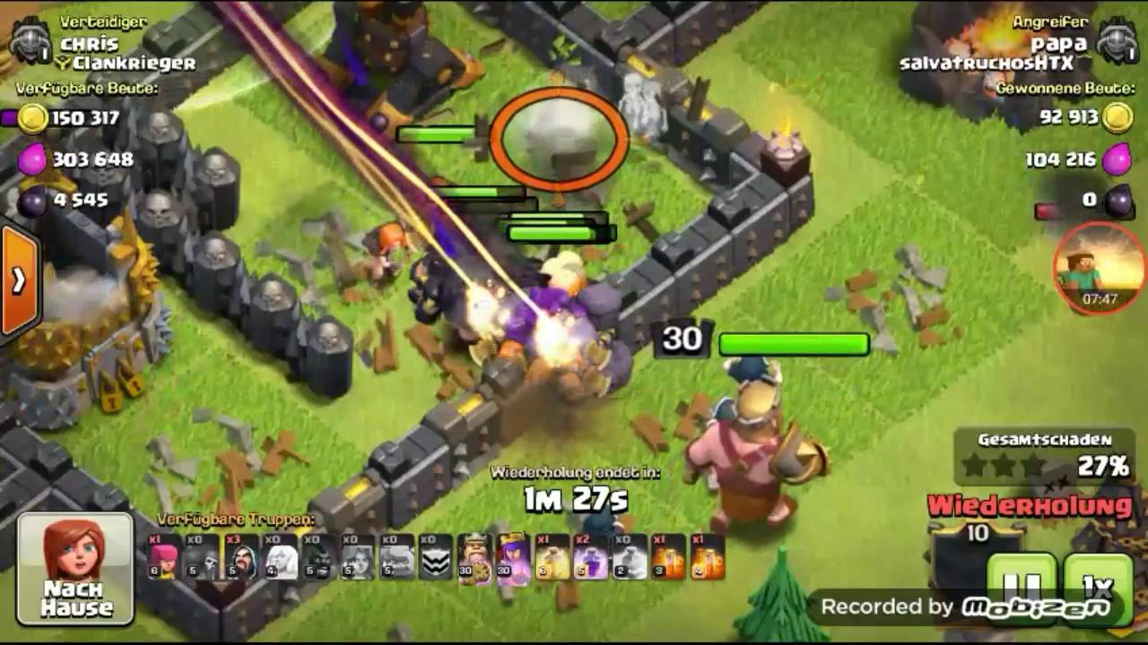Clash of Clans Riesen Invasion 9 YouTube