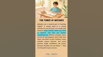 The Power Of Mistakes 🧠 | Listening Practice and English Reading 🎧📚 #english #englishpractice