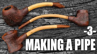 MAKE A PIPE - How To Make a Smoking Pipes From Wood -  DIY PIPE