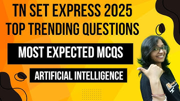 TOP Trending Artificial Intelligence Questions SET PYQs|TN SET Express Revision-Most Expected MCQs