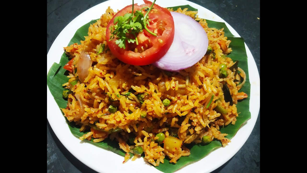 ಬ್ರೌನ್ ರೈಸ್ ತವಾ ಪುಲಾವ/ brown rice tava pulav/ rice recipe in kannada