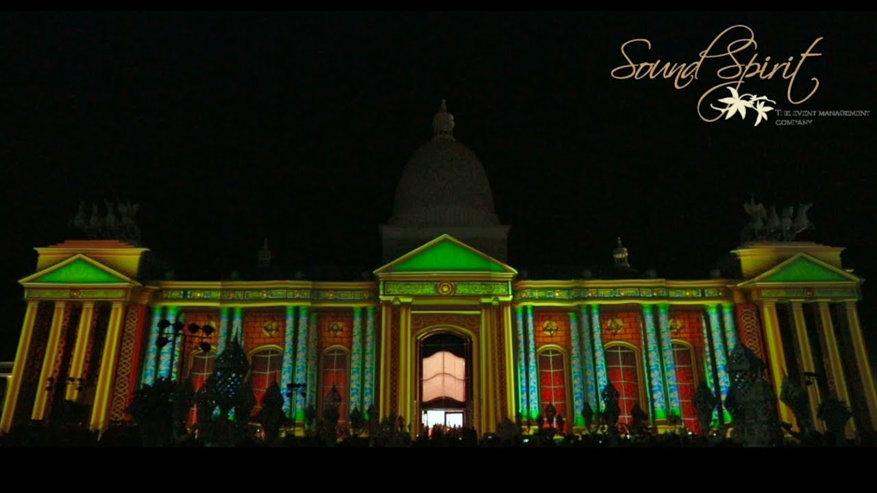 3D Projection by Sound Spirit. For inquiries : +91 98207 46266