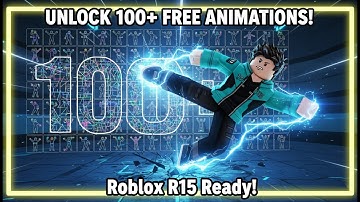 STOP animating Roblox manually! (100+ FREE Adobe Mixamo R15 Animations)