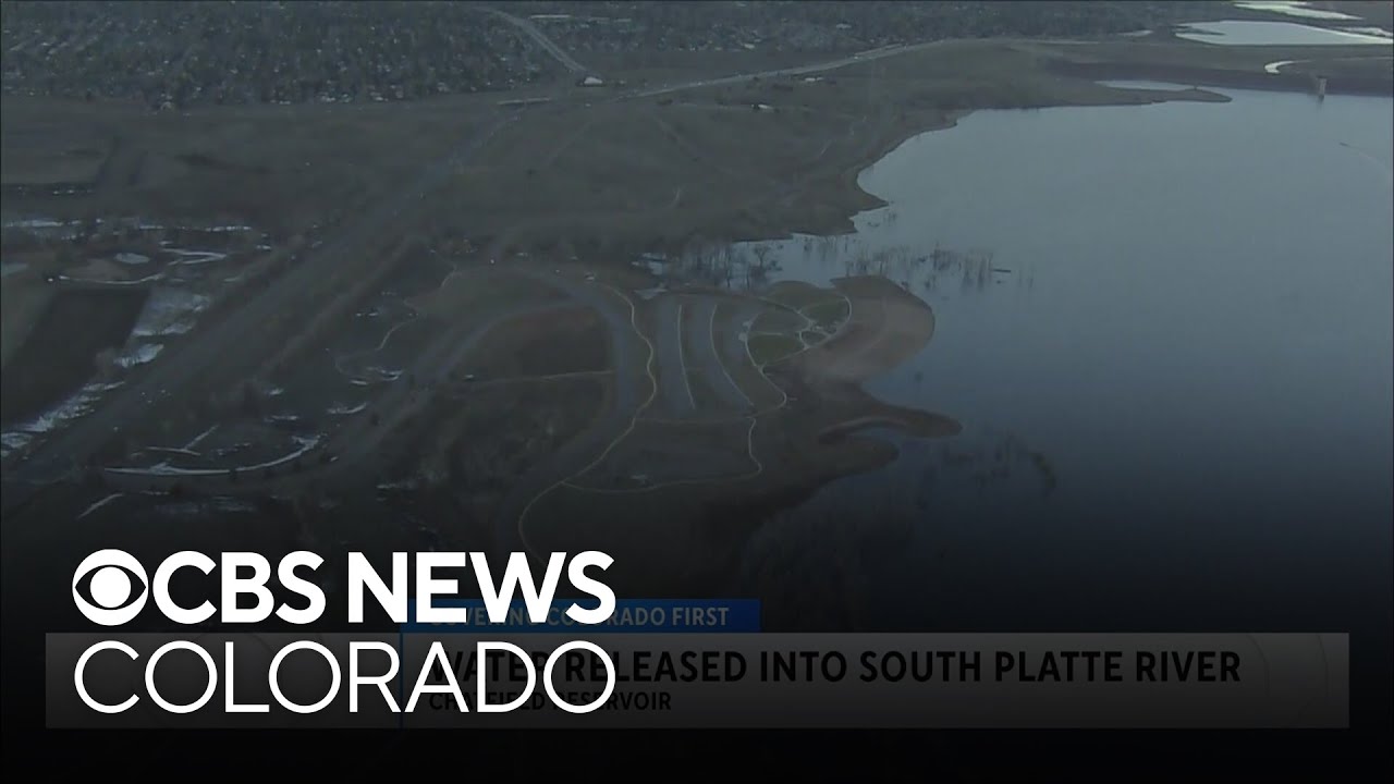 Water from Chatfield Reservoir released into South Platte River