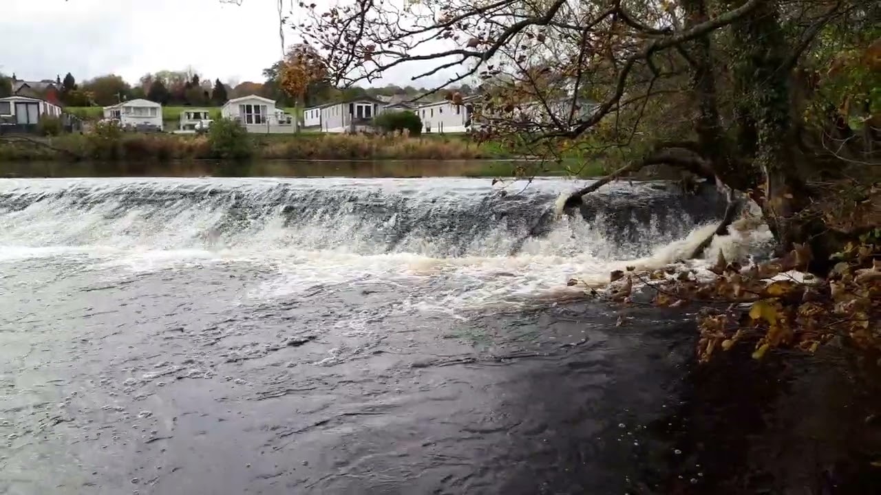 Addingham Mill Weir River Wharfe