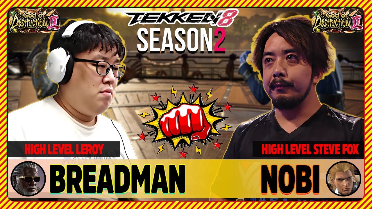 Want to Master Tekken 8? Watch BREADMAN (Leroy) vs NOBI (Steve)🔥Pro Gameplay!