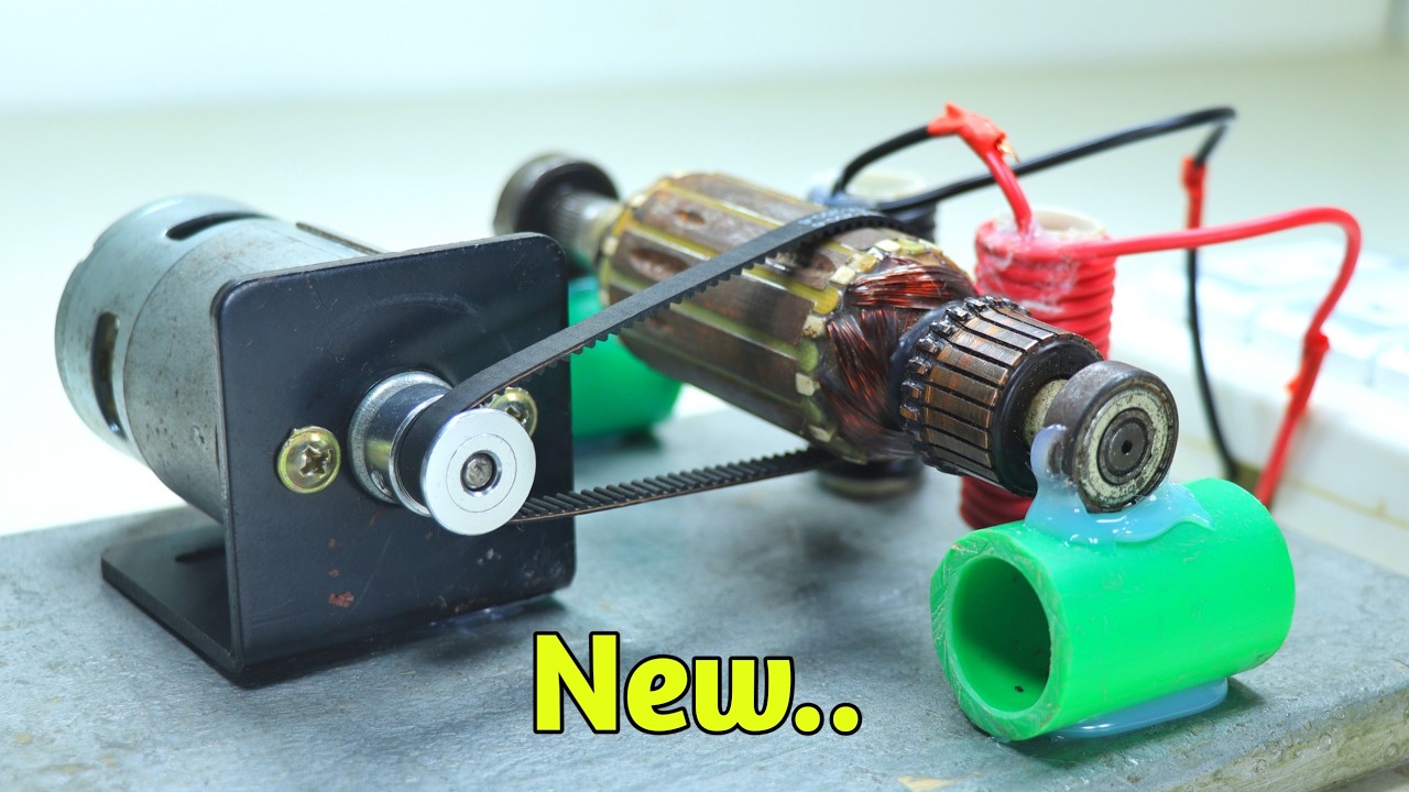 Free Energy Device | 1800W 220Volt Free Electricity Generator Using Big Magnet At Home