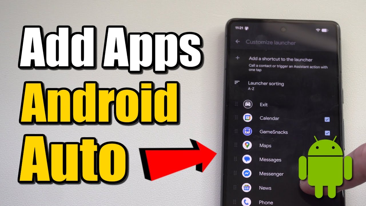 Как добавить или удалить приложения из настроек Android Phone Auto (лучший способ)