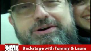 Backstage with Tommy & Laura- Oct 21st, 2009