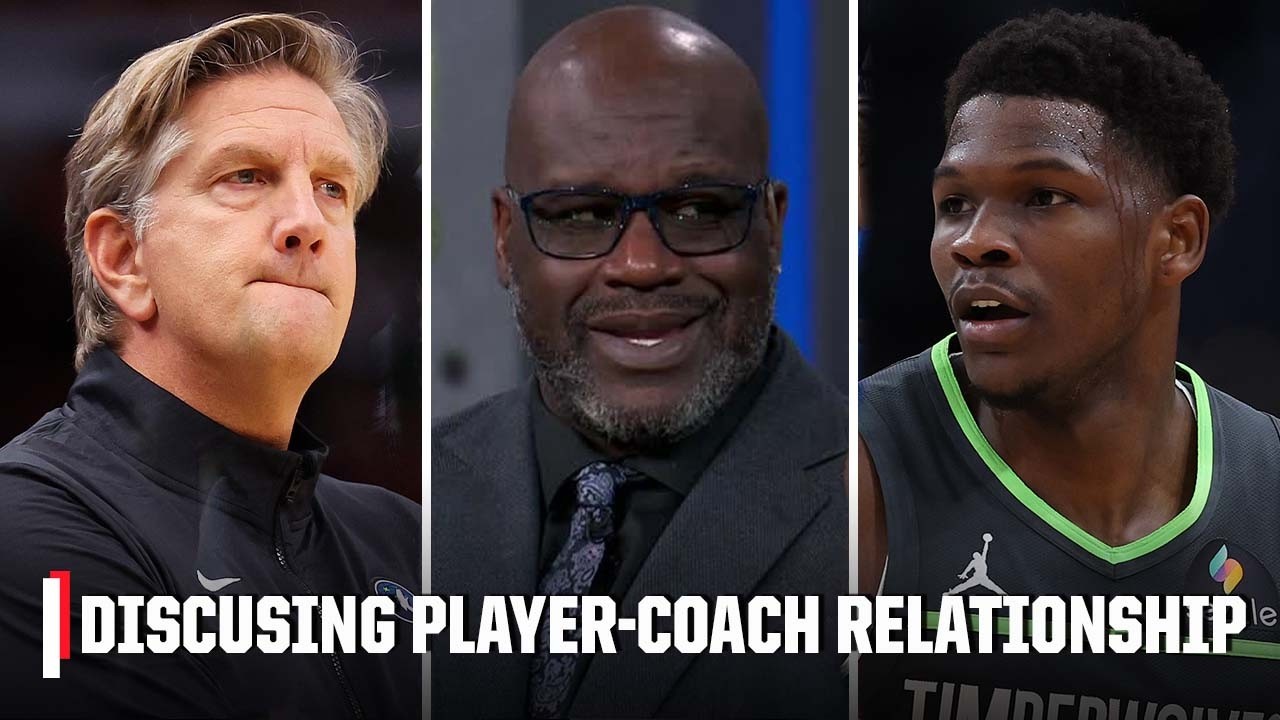 'It's about respect' - Shaq on Ant Edwards' player-coach relationship with Chris Finch | NBA Tip-Off