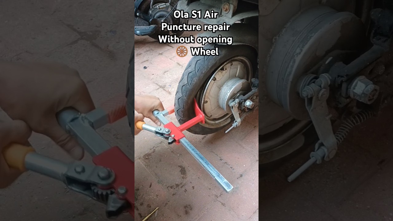 Ola S1 Air puncture Repairing tool without opening wheel for all hubmotor Ev's 