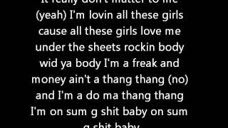 Chris Brown FT Tyga - G-shit (Lyrics on screen) karaoke Fan of a fan