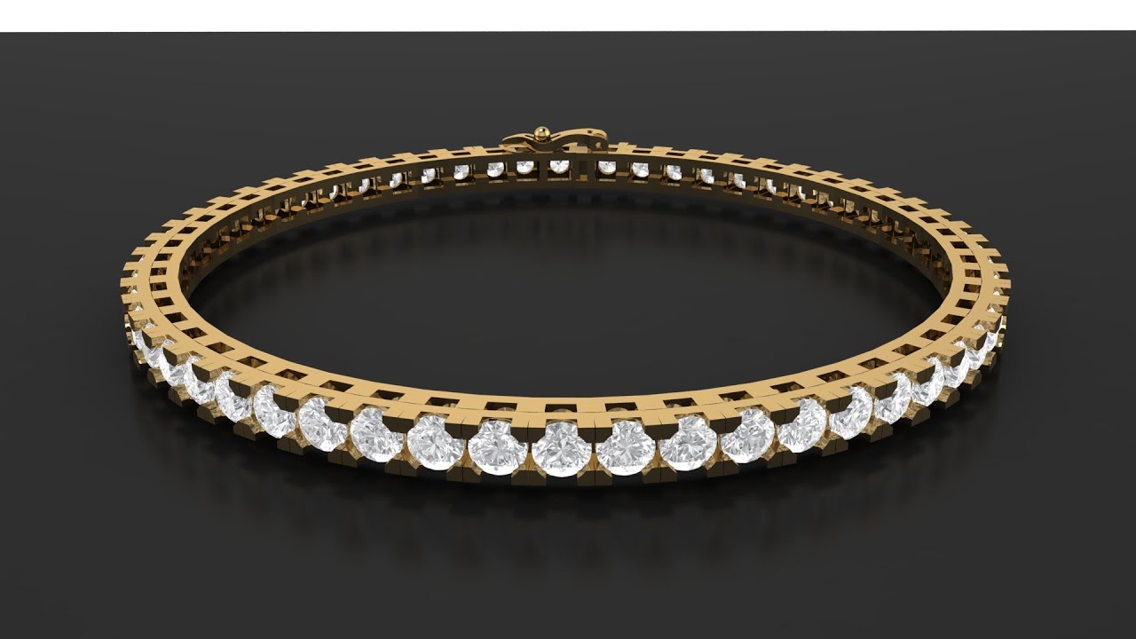 ||Making of Tennis Bracelet in Matrix9 ||Bracelet Tutorial || Jewelry ...