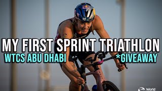 My First Sprint Triathlon | WTCS Abu Dhabi | Giveaway