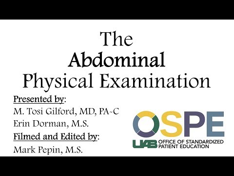 The GI/Abdominal Physical Examination