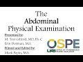 The GI Abdominal Physical Examination