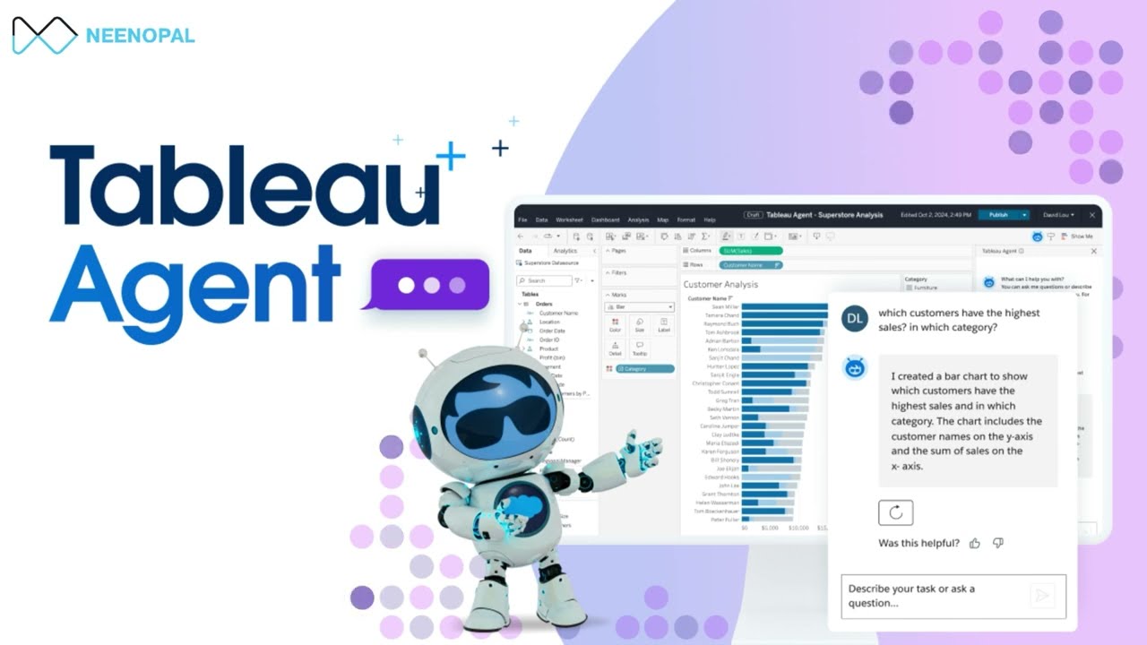 Tableau Agent Demo | AI-Powered Analytics & Dashboard Creation in Action