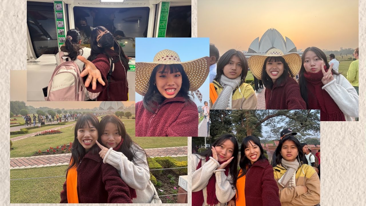 Exploring the Lotus Temple + tasty dinner at home😍