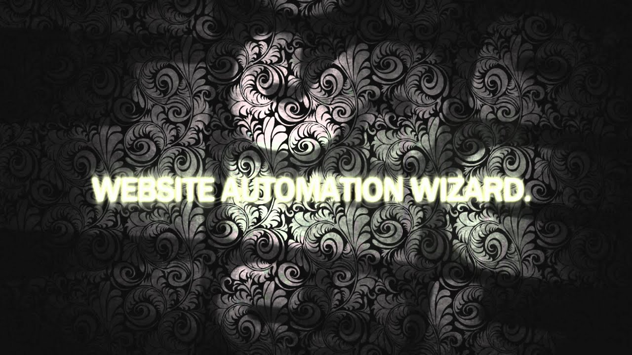 Website Automation Wizard. - YouTube