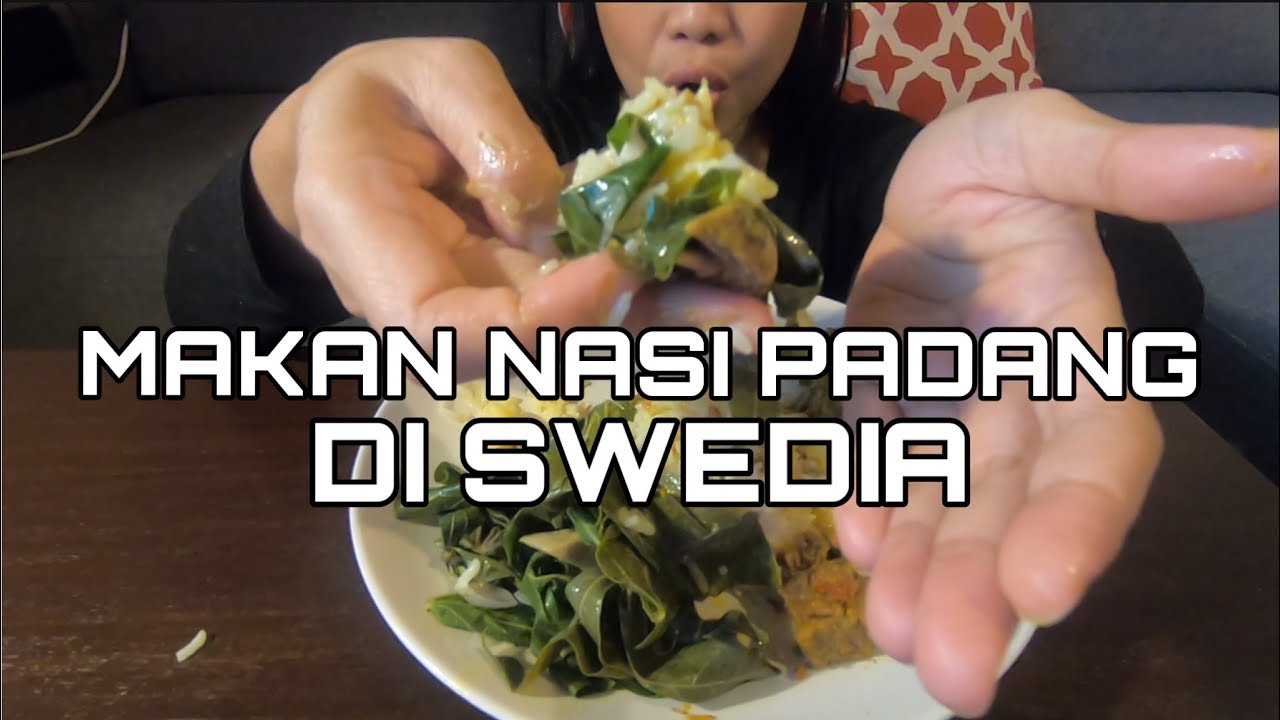 MAKAN NASI PADANG PAKAI TANGAN DI SWEDIA 