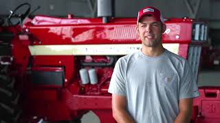 Tractor collector Ryan Wiegmann discusses his 1974 International 1466