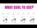 WHAT EYELASH EXTENSION CURL TO USE ON THE NATURAL LASH