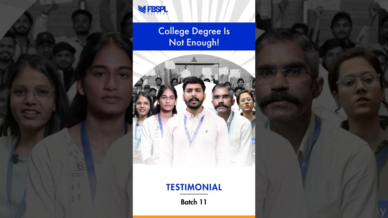 30 Days to Career Ready | Student Stories from FBSPL Academy | Udaipur