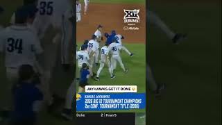 ROCK CHALK ‼️ | Big 12 Baseball Tournament presented by