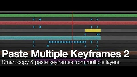 Paste Multiple Keyframes 2 for After Effects