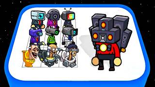 ATTACK ON MERGE - Speakerman & Cameraman Army Vs Skibidi Toilet Monster Army Gameplay screenshot 5