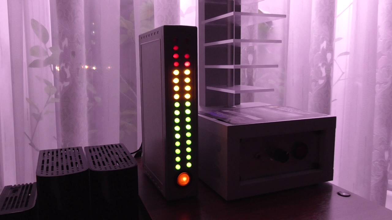 Индикатор аудио сигнала LM3916 - YouTube