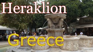 Heraklion Crete 🇬🇷Walking Tour Greece HDR