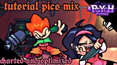 Friday night funkin🤩🧡tutorial pico mix charted optimizado🩷 0.7.3