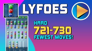 Lyfoes Hard Levels 721 to 730 Walkthrough [100% Perfect!]