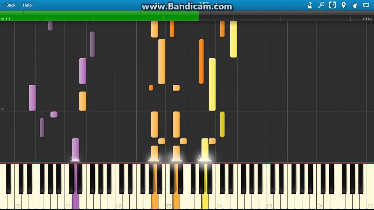 Kingdom Hearts Traverse Town Piano Tutorial Synthesia