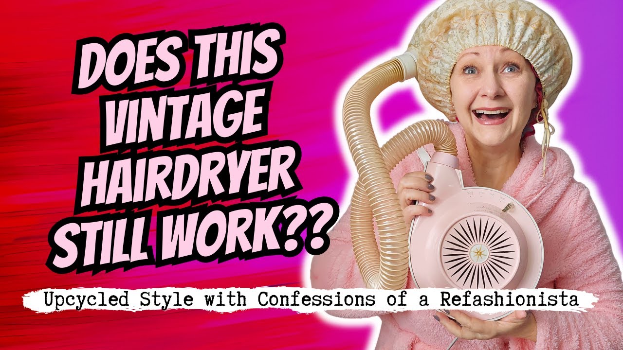 Does this 1950s Vintage Hair Dryer Really Work?? Let's try it out