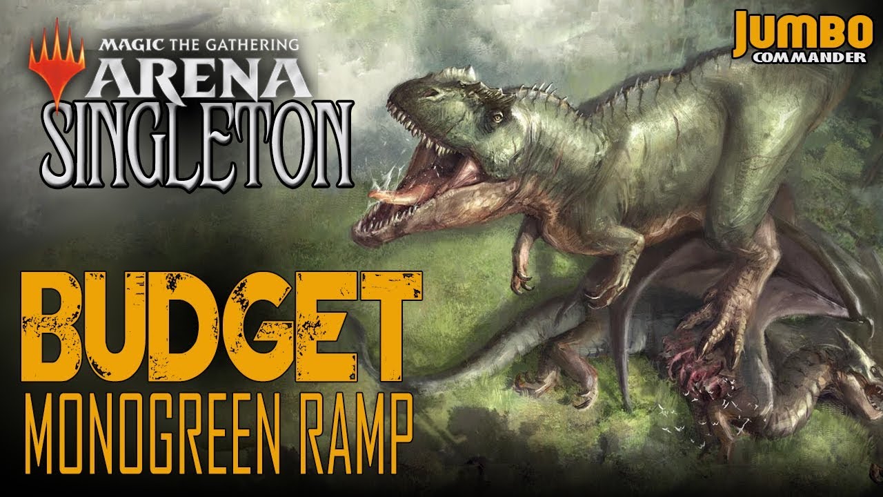 MTG Arena Singleton Budget Green Ramp Only 10 Rares! YouTube