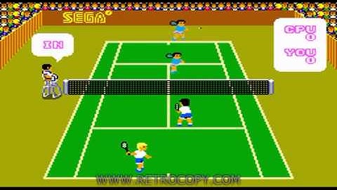 Super Tennis (Sega Master System) - RetroCopy Intro