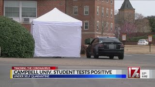 Campbell University student positive for coronavirus in Harnett County's 3rd case