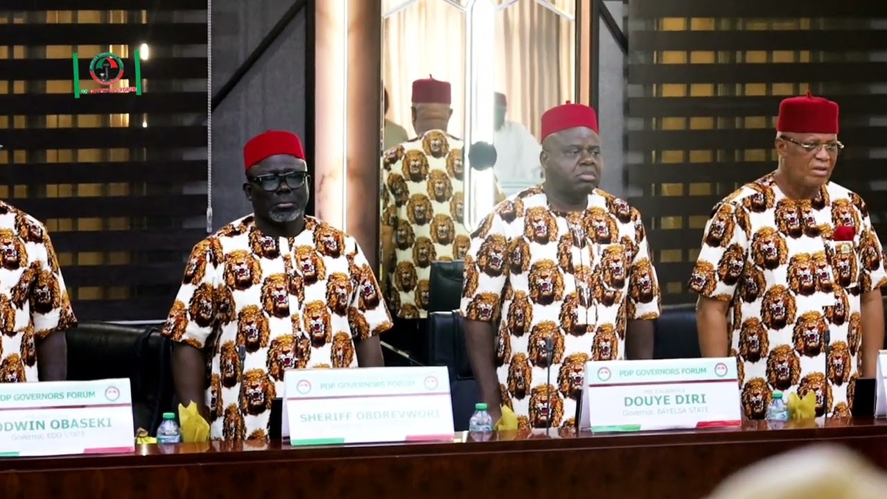 PDP Governors Forum Meeting in Enugu