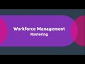Workforce management  rostering  myob advanced  leverage technologies