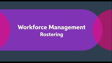 Workforce Management - Rostering - MYOB Acumatica (formerly MYOB Advanced)