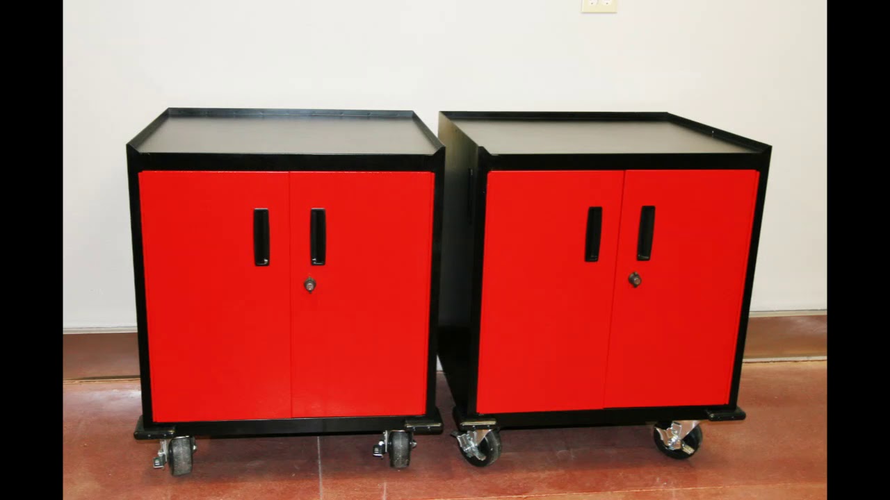 Powder Coated Cabinets by Man Cave Custom Cabinet