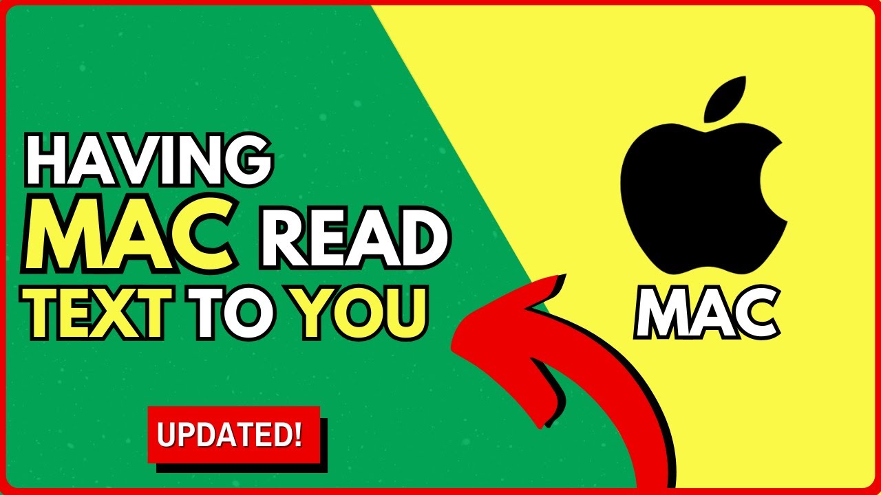 How To Have Your Mac Read Text To You YouTube