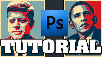 Adobe Photoshop - TUTORIAL: Obama Poster