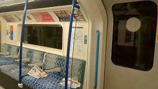 Victoria Line 2009 Stock Train: SEVEN SISTERS - TOTTENHAM HALE